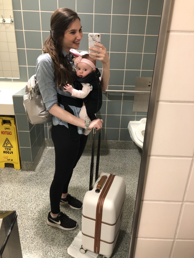 Flying Solo with an Infant: What I've Learned by Dara Boxer at Peonies and Bees